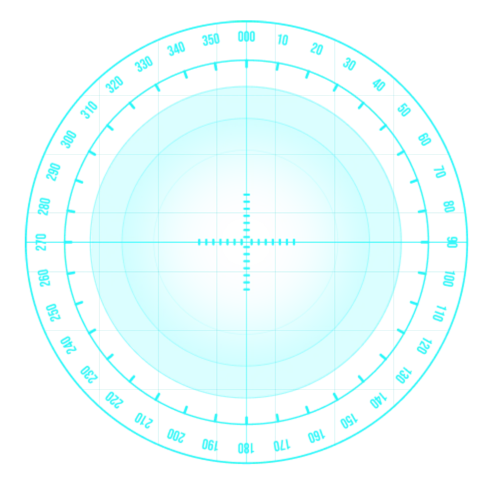 Cyber Security Radar Background
